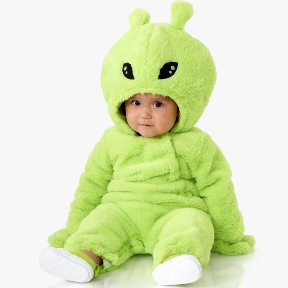 Pottery Barn Kids Green Alien Costume